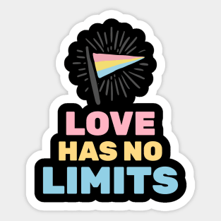 Love has no limits Sticker